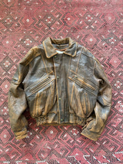 Disco A2G1 Leather Bomber Jacket
