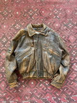 Disco A2G1 Leather Bomber Jacket