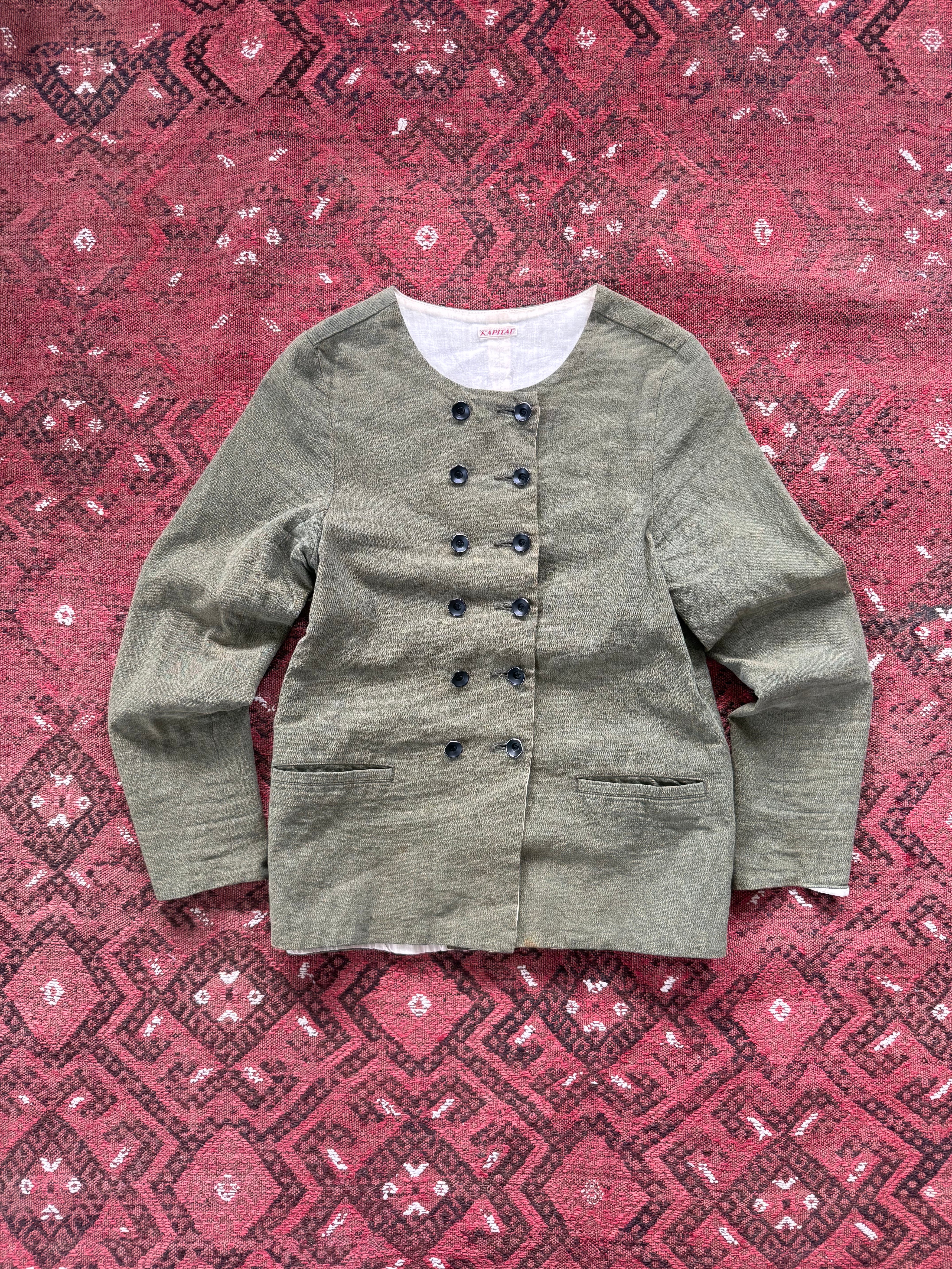 Kapital Quilted Denim Coat