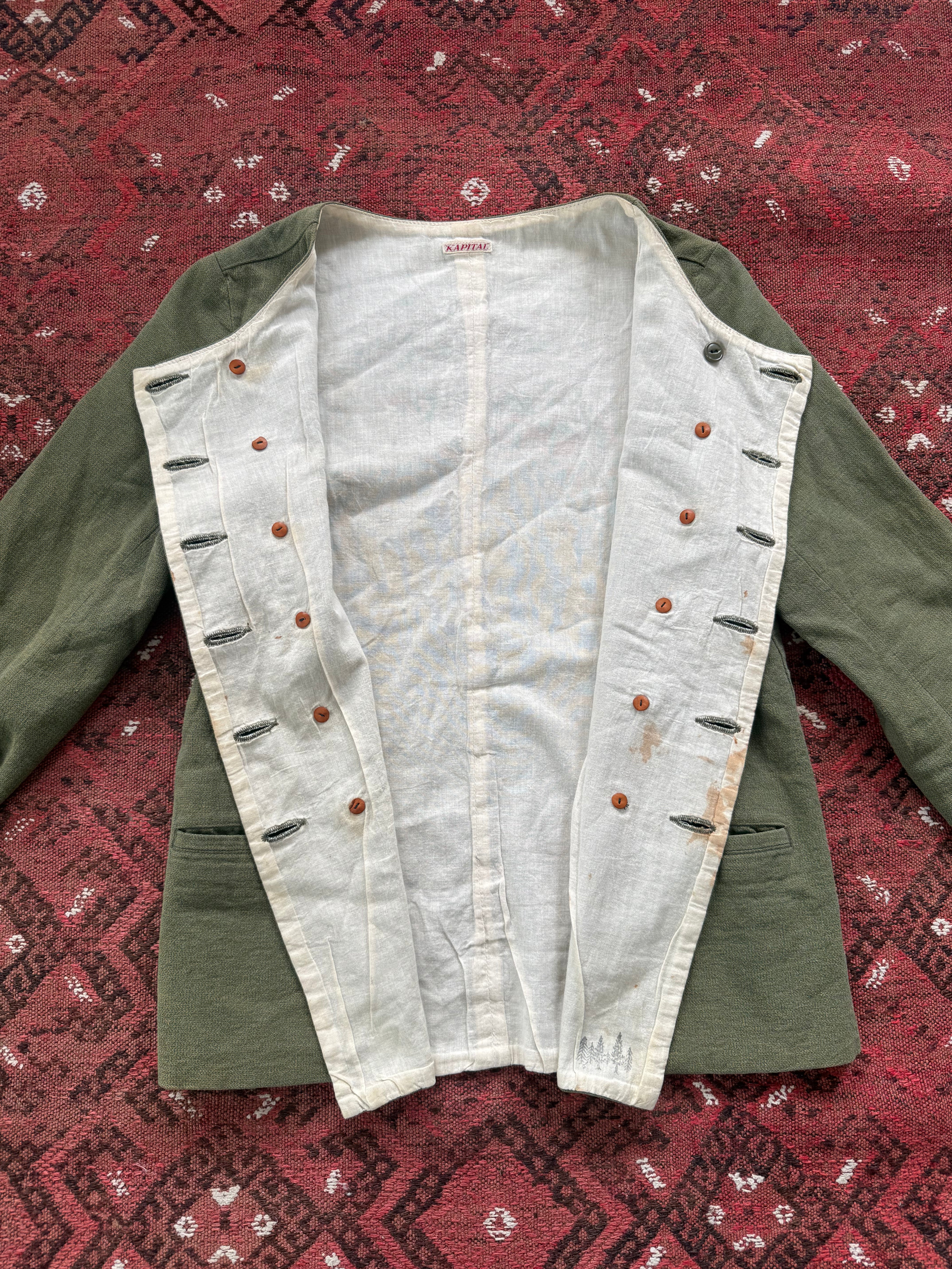 Kapital Quilted Denim Coat