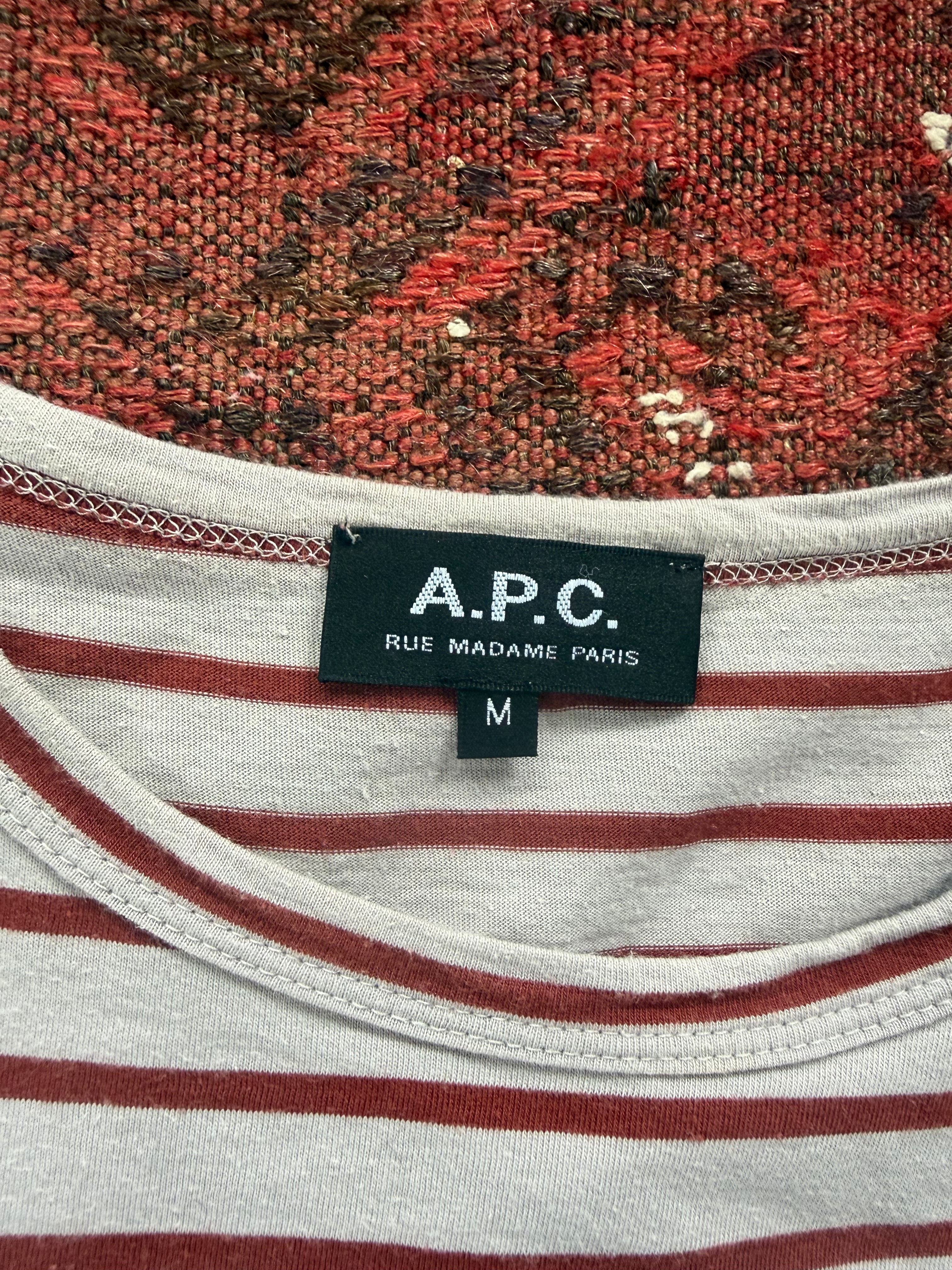 A.P.C. Striped T Shirt